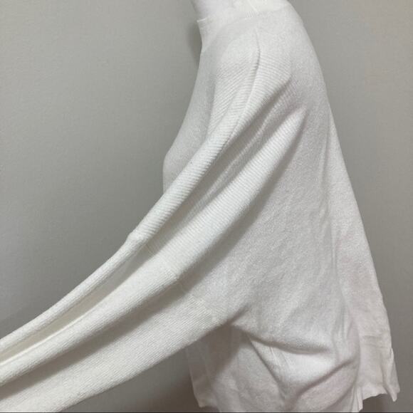 dreamers Winter White Sweater size S NEW Slouchy Soft Rib Stitch - Picture 4 of 9